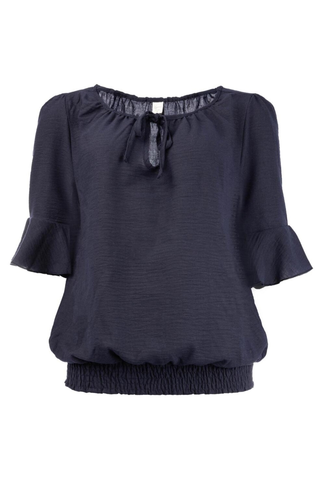 RIO WASHED CRINCLE WOVEN 25S4 U287 01 303 MARINE